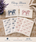Cherry Blossom Elegance Signature Greeting Card Collection (Set of 6)